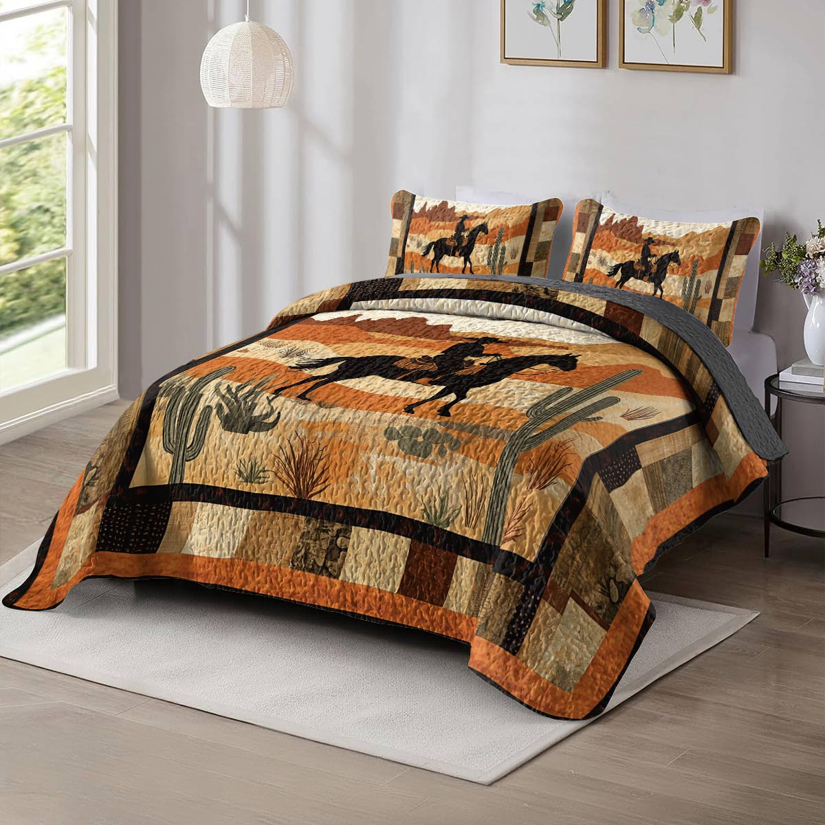 Shineful All Season Quilt 3-Piece Set - Cowboy Lifestyle