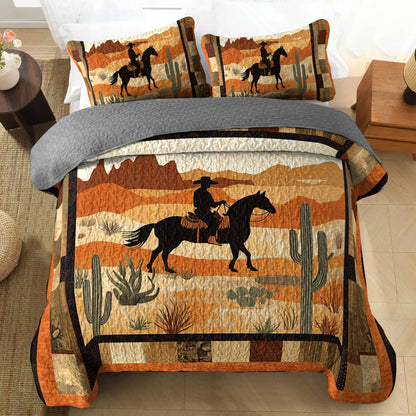 Shineful All Season Quilt 3-Piece Set - Cowboy Lifestyle