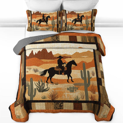Shineful All Season Quilt 3-Piece Set - Cowboy Lifestyle