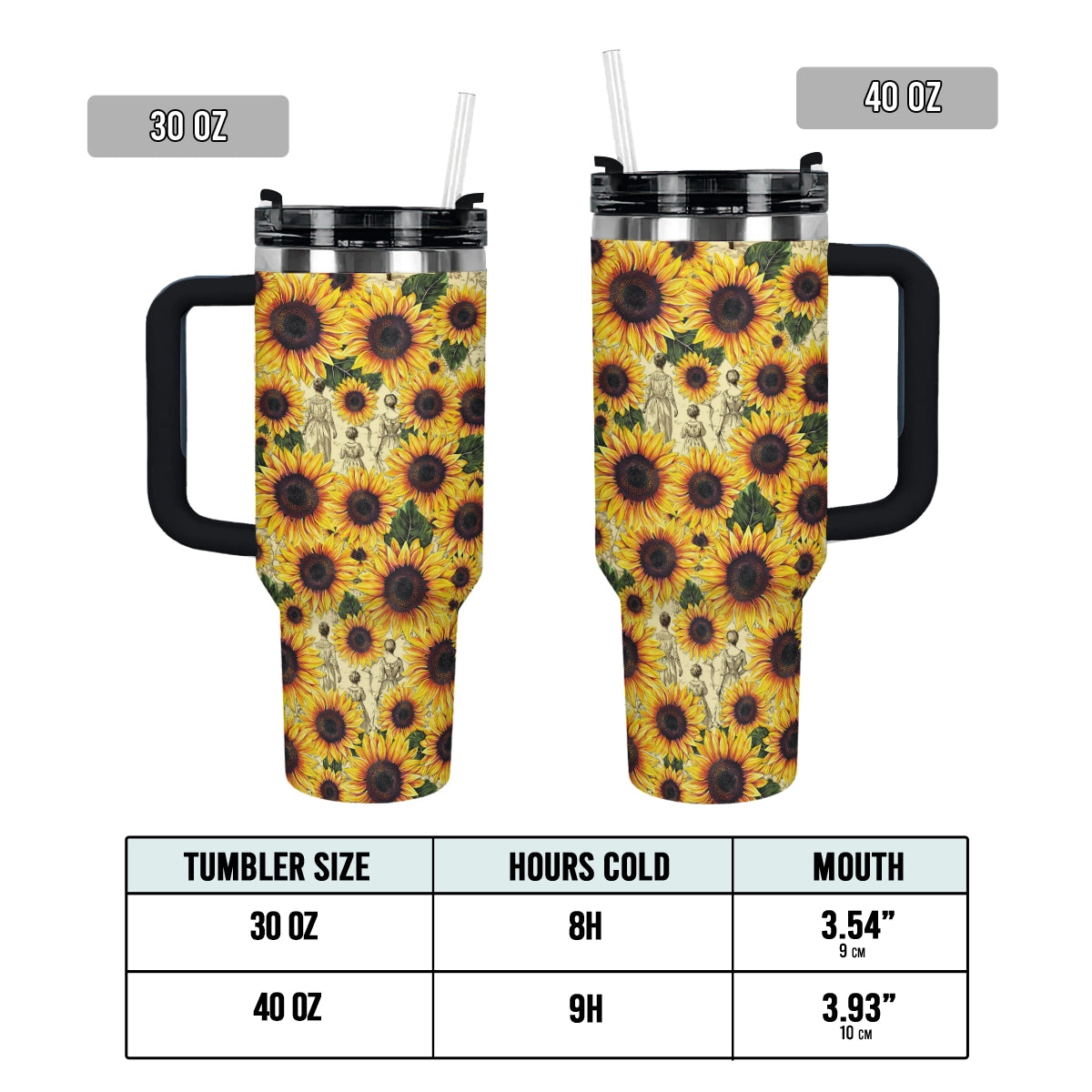 Shineful Tumbler Sunflower Legacy - Grandma, Mom & Daughter Edition