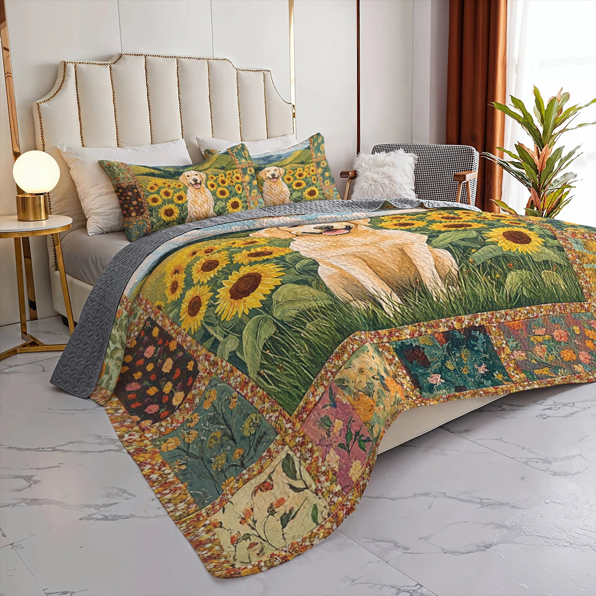 Shineful All Season Quilt 3-Piece Set - Sunny Lab Retreat