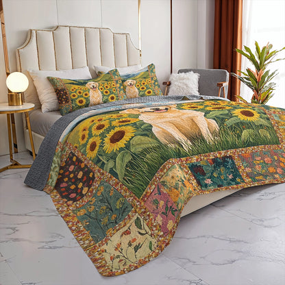 Shineful All Season Quilt 3-Piece Set - Sunny Lab Retreat