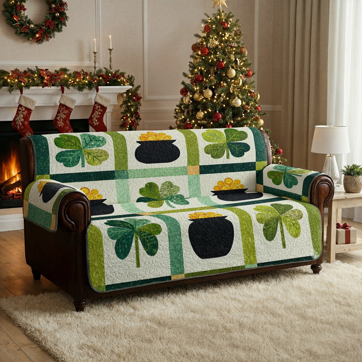 Shineful Sofa Cover Set Lucky Hearth
