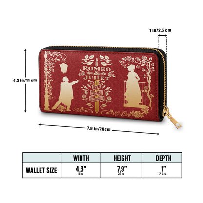 Shineful Leather Clutch Purse Eternal Lovers - Romeo & Juliet