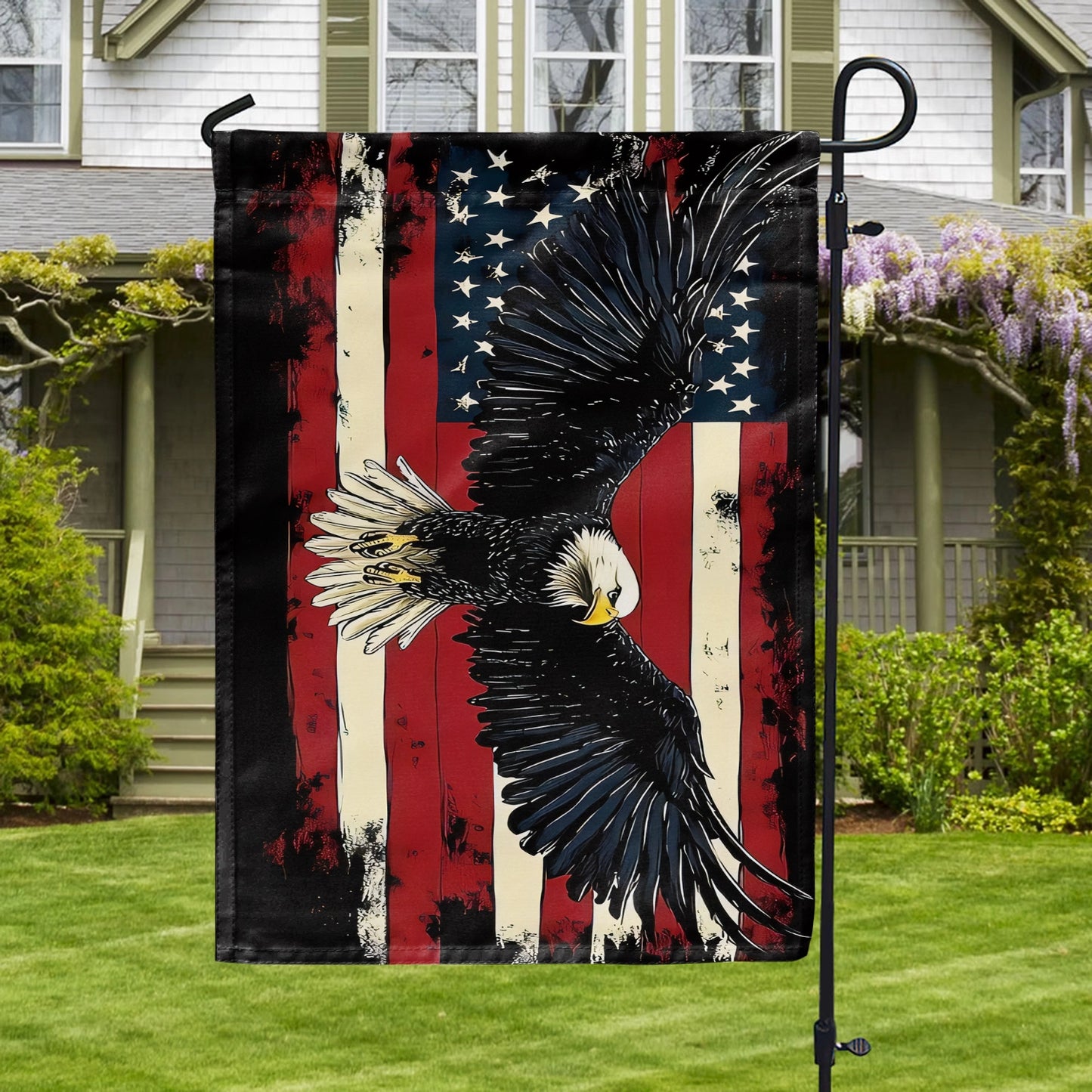 Shineful Gargen Flag 12" x 18" - Still Flying Free