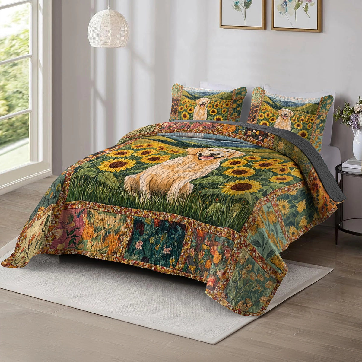 Shineful All Season Quilt 3-Piece Set - Sunny Lab Retreat