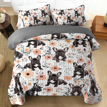 Shineful All Season Quilt 3-Piece Set Rosemary Frenchies