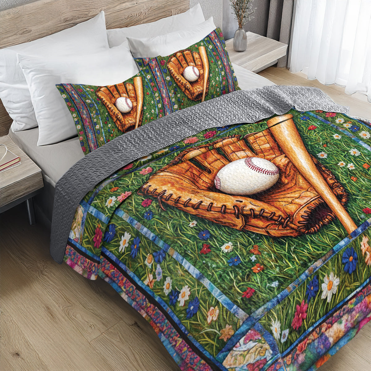 Shineful All Season Quilt 3-Piece Set - Home Run Heritage