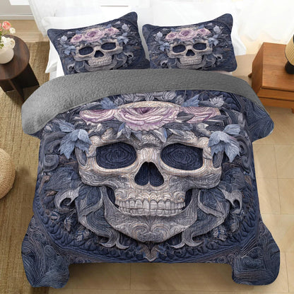 Shineful Quilt 3-Piece Set Violet Crown of Shadows