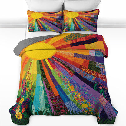 Shineful Quilt 3-Piece Set Sunshine Radiance