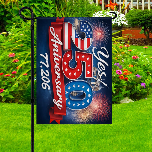 Shineful Gargen Flag 12" x 18" - Yes to the American Story