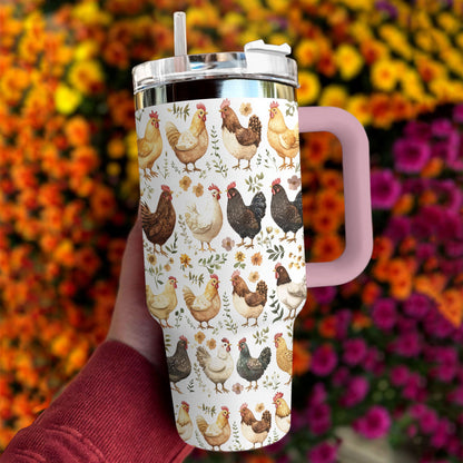 Shineful Tumbler Cluckin' Cute