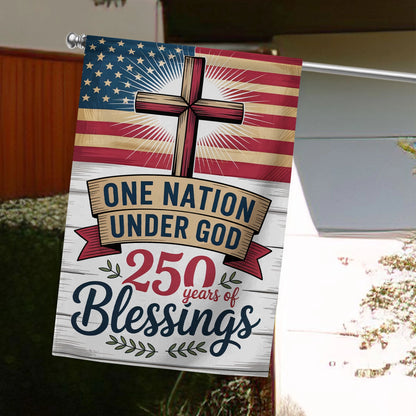 Shineful House Flag 30" x 40" - Faith Over America