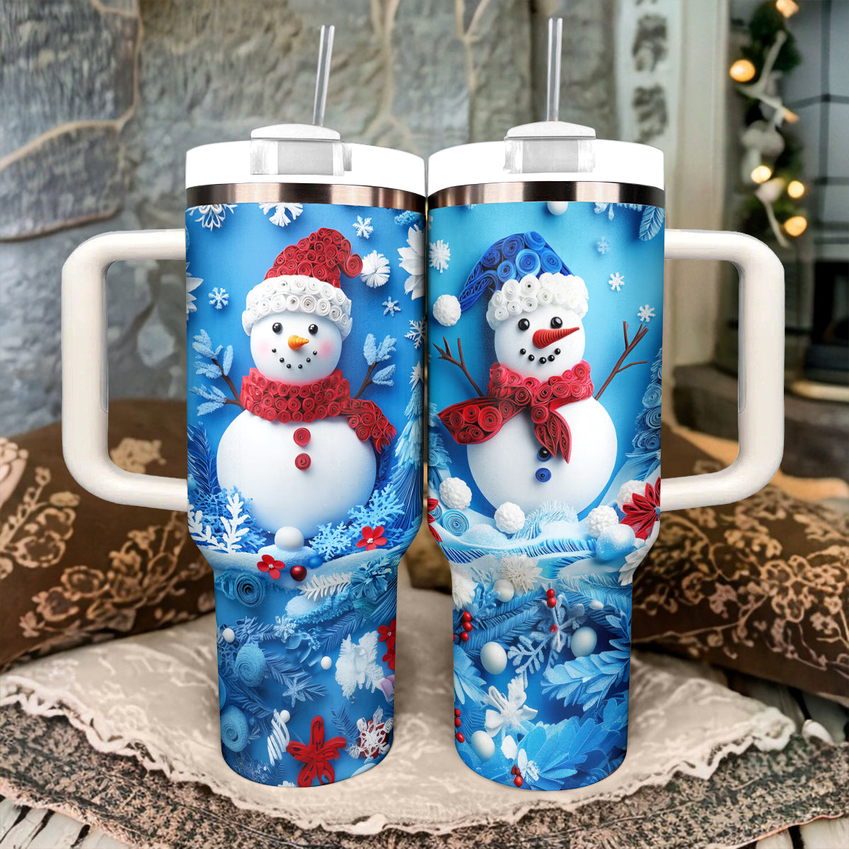 Shineful Tumbler Festive Snowman