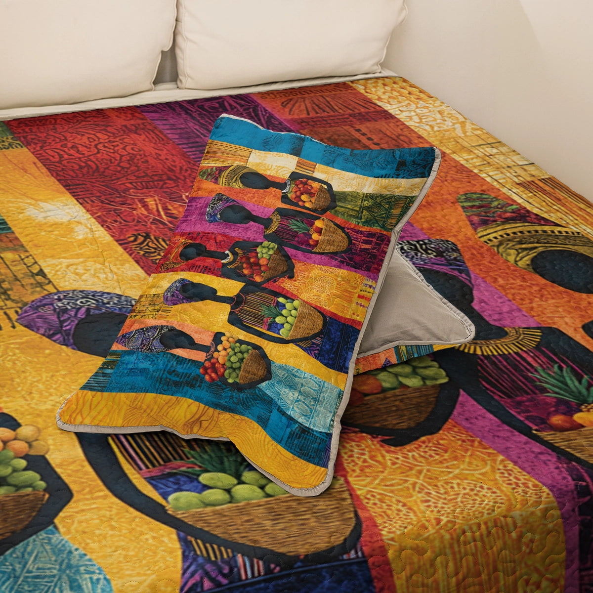 Shineful All Season Quilt 3-Piece Set Traditional Black Women