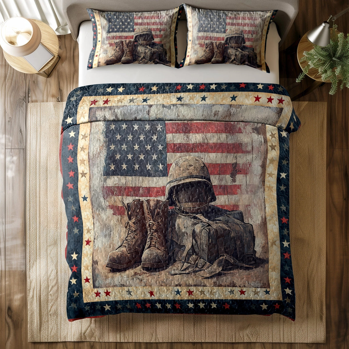 Shineful All Season Quilt 3-Piece Set - Honor & Valor