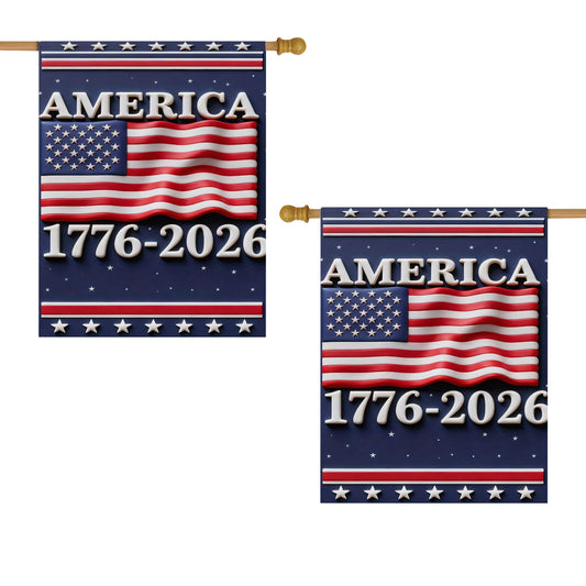 Shineful House Flag 30" x 40" - America Years of Legacy