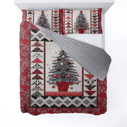 Shineful All Season Quilt 3-Piece Set Holiday Joy