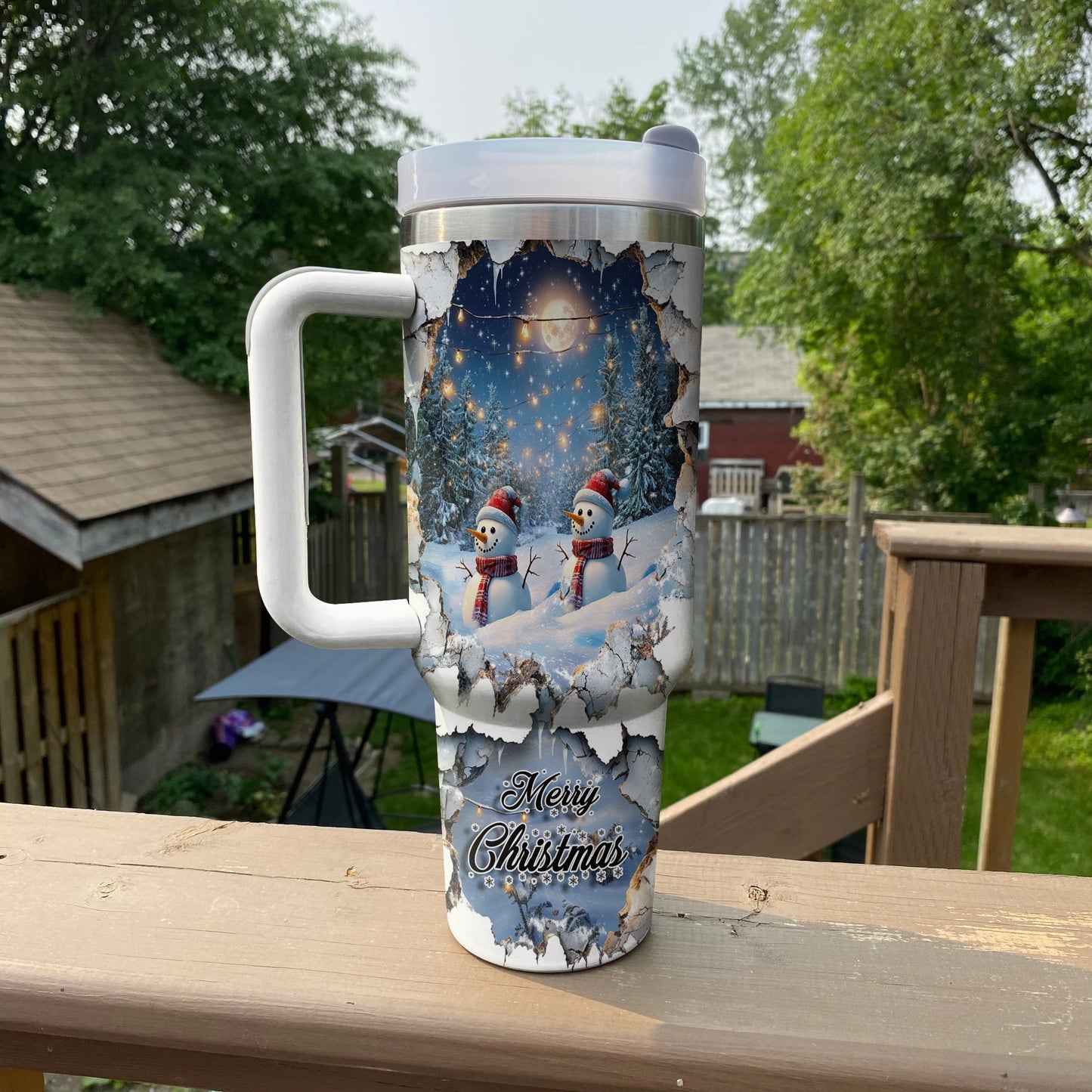 Shineful Glossy Tumbler Snowy Escape