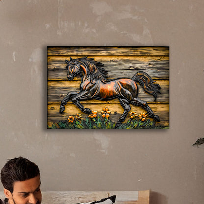 Shineful 2D Metal Sign - Rustic Gallop