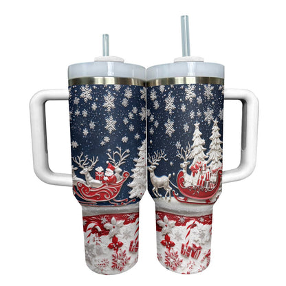 Shineful Glossy Tumbler Classical Christmas