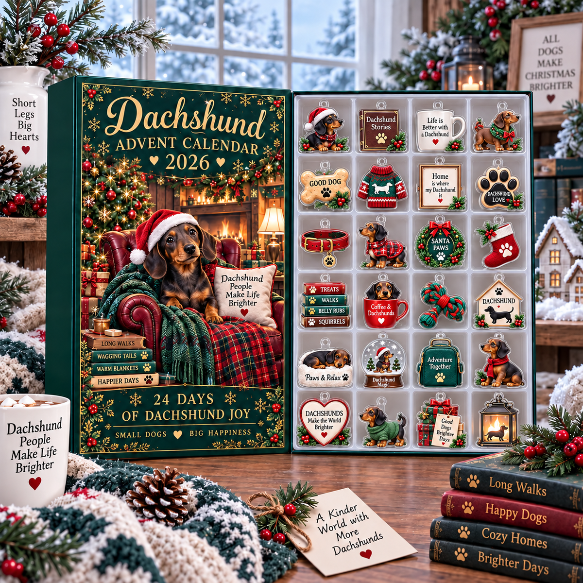 Shineful Dachshund Christmas Advent Calendar
