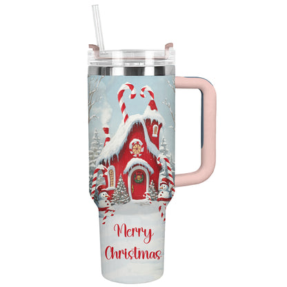 Shineful Tumbler Christmas Whimsical House