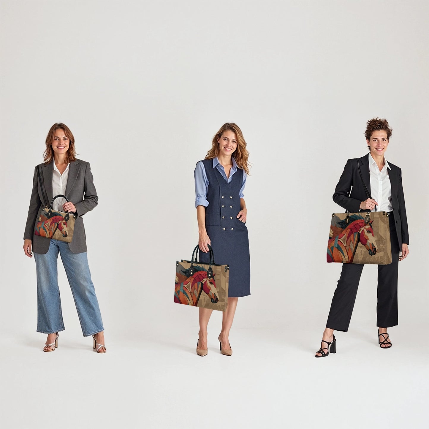 Shineful Leather Bag Equine Art Carry