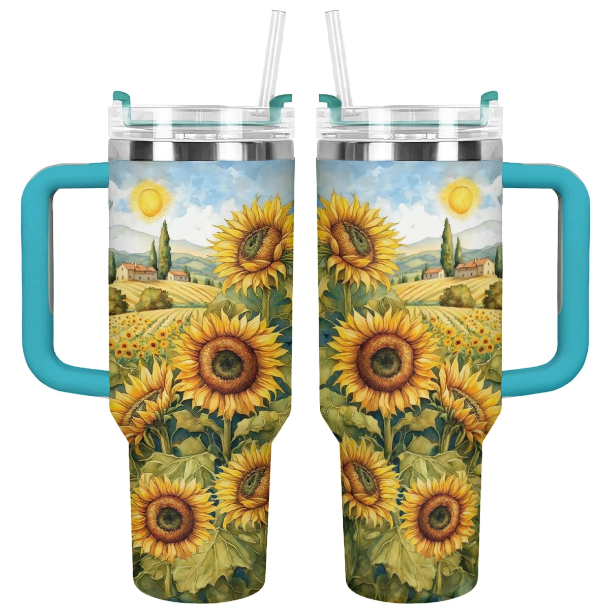 Shineful Tumbler Sunflower Countryside Charm
