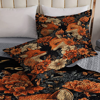 Shineful All Season Quilt 3-Piece Set Darling Fox Love