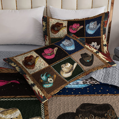 Shineful All Season Quilt 3-Piece Set - Cowboy Wild West
