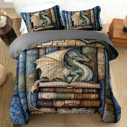 Shineful All Season Quilt 3-Piece Set The Scholar’s Dragon
