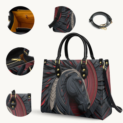 Shineful Leather Bag Obsidian Stallion Core