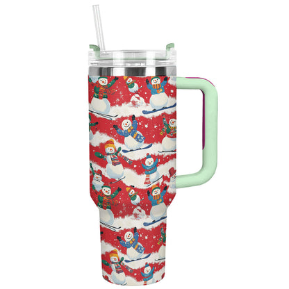 Shineful Tumbler Snowman Sports