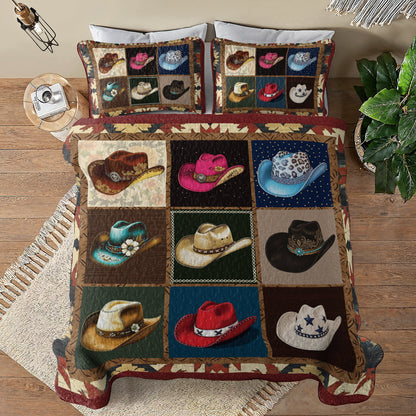 Shineful All Season Quilt 3-Piece Set - Cowboy Wild West