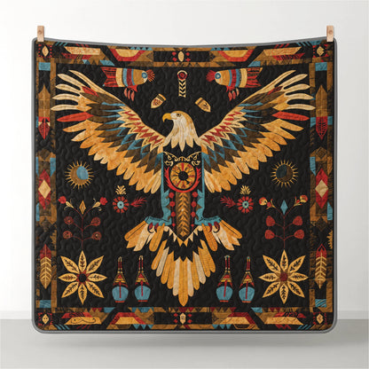 Shineful Quilt 3-Piece Set Tribal Eagle