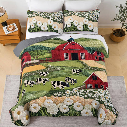 Shineful All Season Quilt 3-Piece Set Farmhouse Fresh
