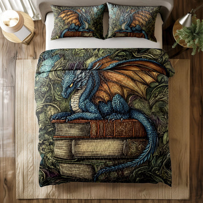 Shineful All Season Quilt 3-Piece Set - Dragon’s Sanctuary