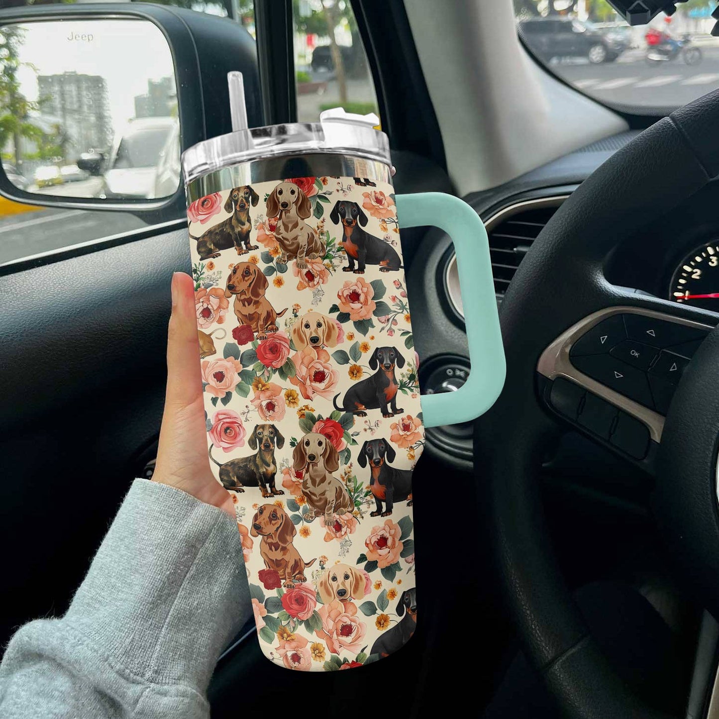 Shineful Tumbler Cozy Dachshunds