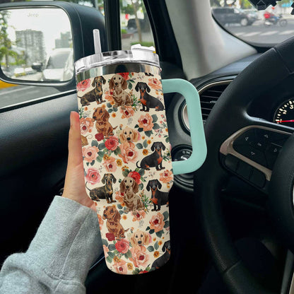 Shineful Tumbler Cozy Dachshunds