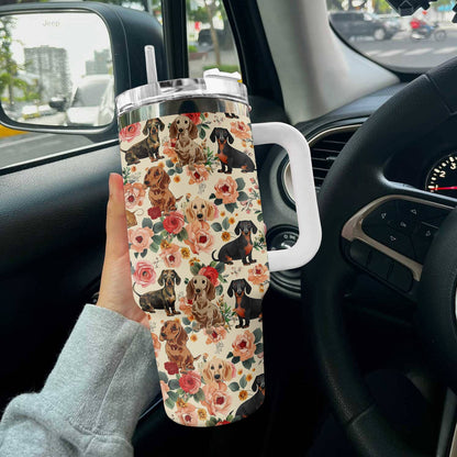 Shineful Tumbler Cozy Dachshunds