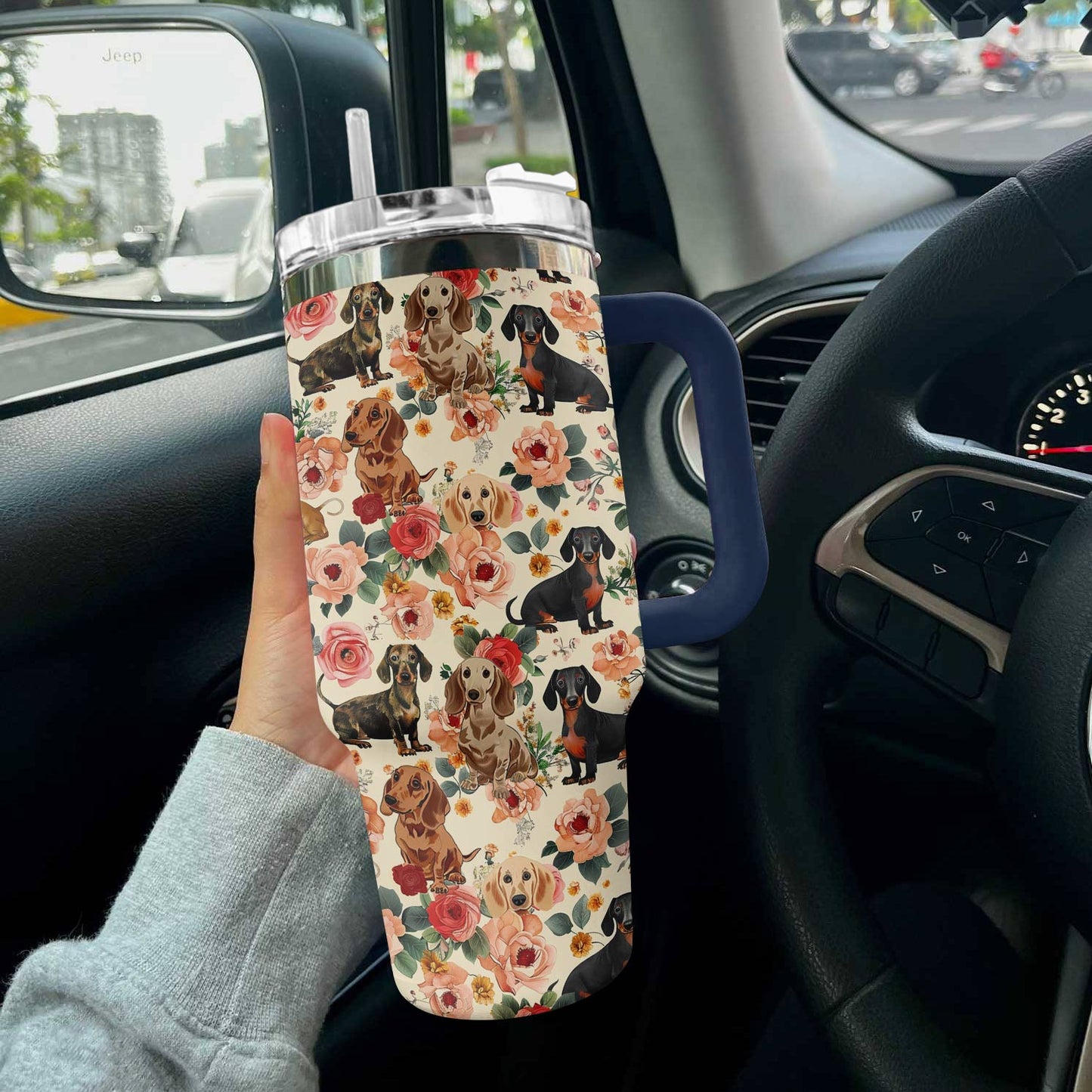 Shineful Tumbler Cozy Dachshunds