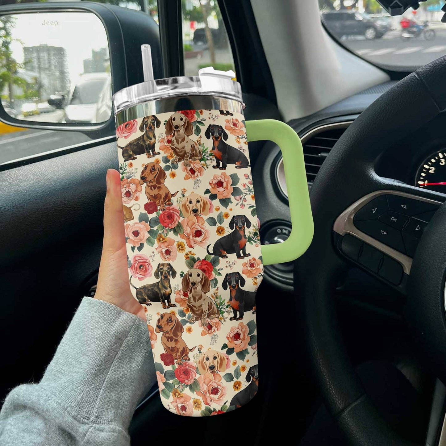 Shineful Tumbler Cozy Dachshunds