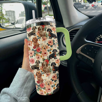 Shineful Tumbler Cozy Dachshunds