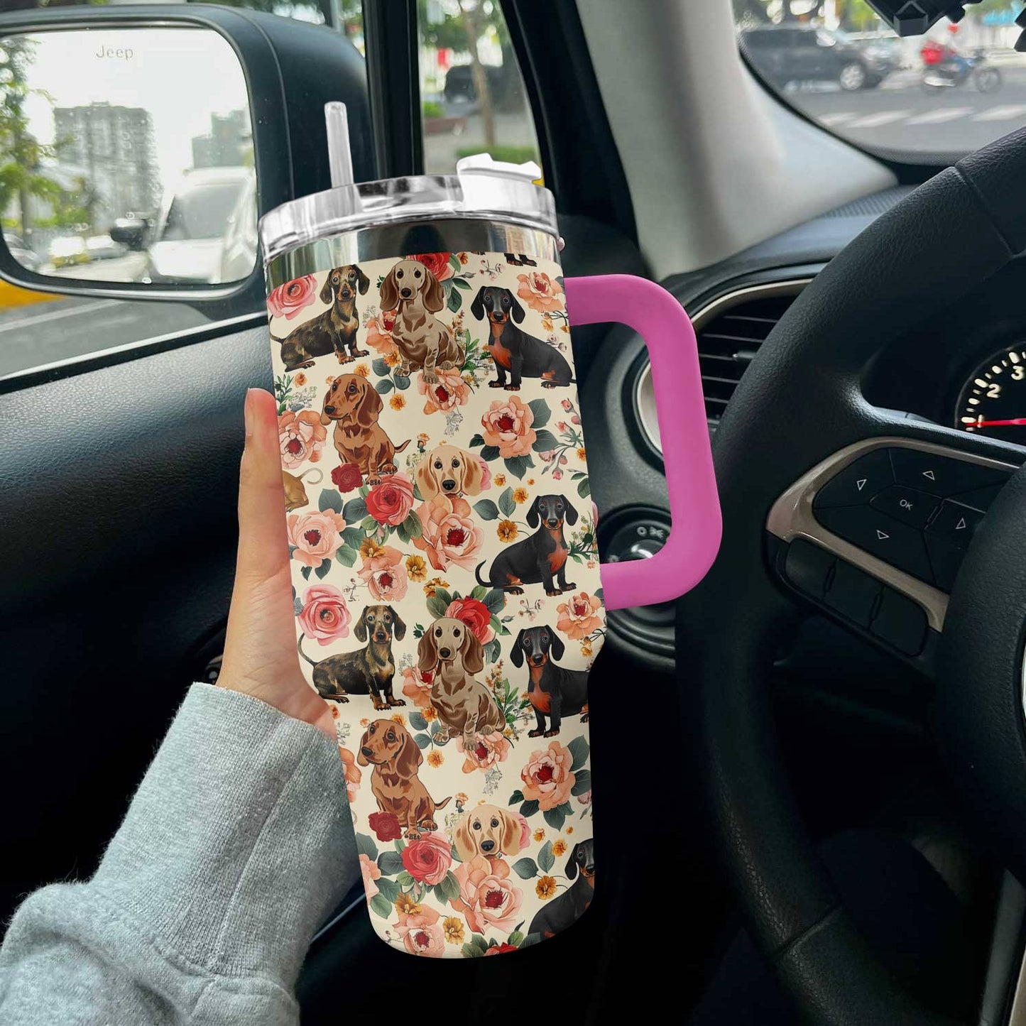 Shineful Tumbler Cozy Dachshunds