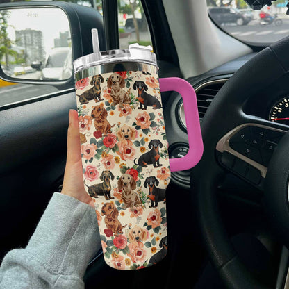 Shineful Tumbler Cozy Dachshunds