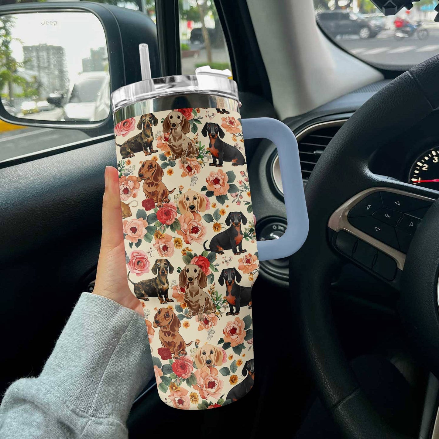 Shineful Tumbler Cozy Dachshunds