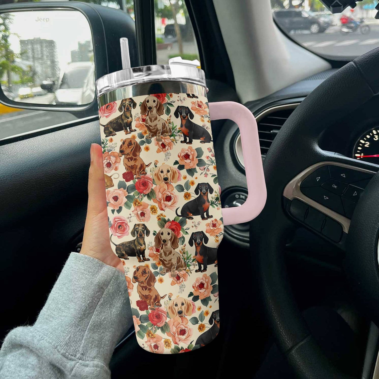 Shineful Tumbler Cozy Dachshunds