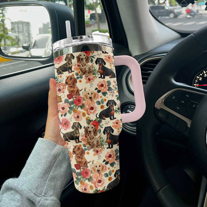 Shineful Tumbler Cozy Dachshunds
