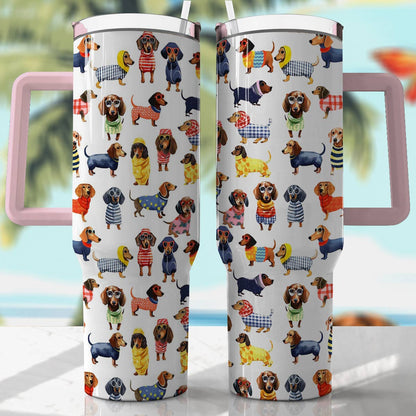 Shineful Tumbler Elegant Dachshunds Stylist